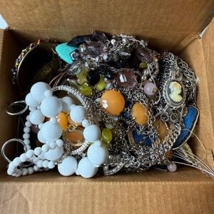Vintage and modern costume jewelry lot